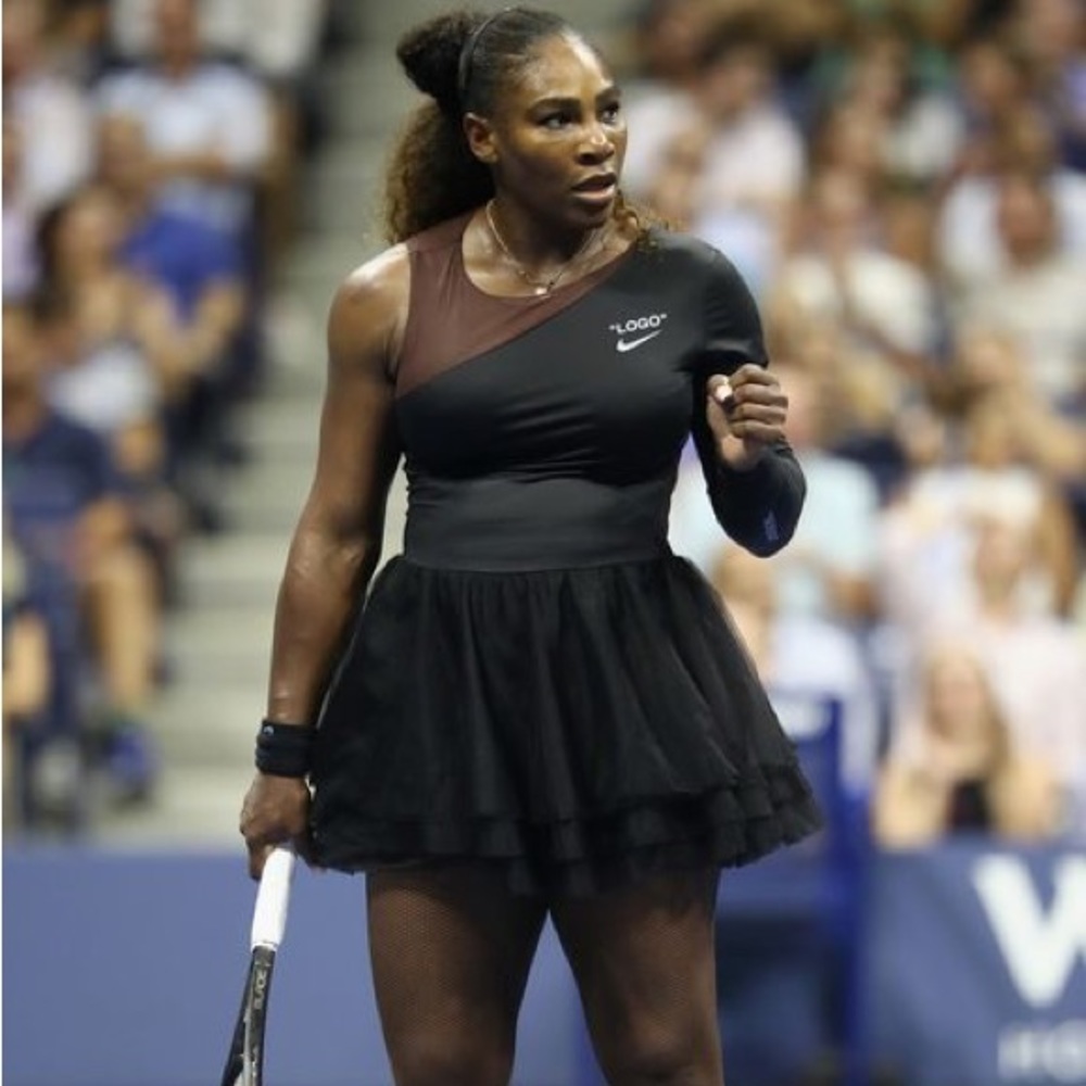 Serena Williams US Open Off-White Costume